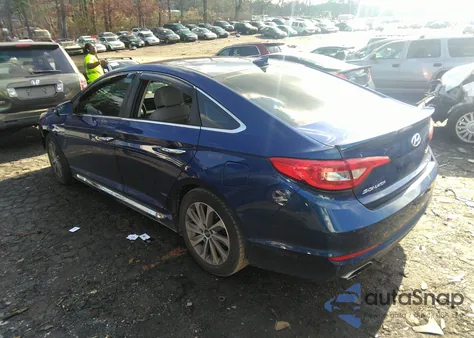 2016 Hyundai Sonata Sport z USA, uszkodzony, nr VIN 5NPE34AF4GH268800
